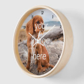 カスタマイズ可能な写真大時計 壁時計 (傾斜)