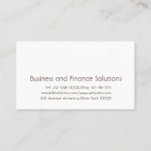 カスタマイズ可能な写真撮影 名刺 (裏面)