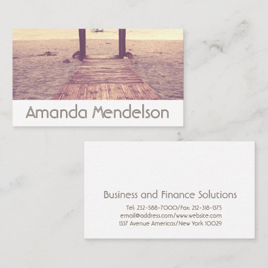 カスタマイズ可能な写真撮影 名刺 (正面/裏面)