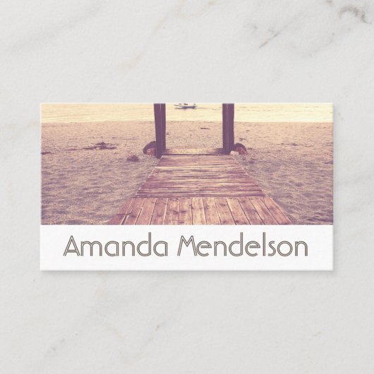 カスタマイズ可能な写真撮影 名刺 (正面)