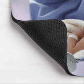 カスタマイズ可能な写真私達の最初父の日のマウスパッド マウスパッド (コーナー)