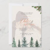 カスタマイズ可能な写真結婚式招待状 招待状 (正面)