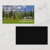 カスタマイズ可能な写真草地の名刺 名刺 (正面/裏面)