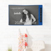 カスタマイズ可能な写真2020卒業ビニールバナー 横断幕 (インサイチュ)