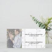 カスタマイズ可能な写真「モック」パズルカード – 12枚 (スタンド正面)