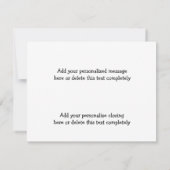 カスタマイズ可能な写真「モック」パズルカード-30個 (裏面)