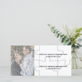 カスタマイズ可能な写真「モック」パズルカード – 8枚 (スタンド正面)