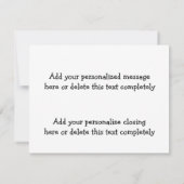 カスタマイズ可能な写真「モック」パズルカード-9個 (裏面)