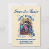 カスタマイズ可能な写真HANUKKAHファミリー懇親会 セーブザデート (正面)