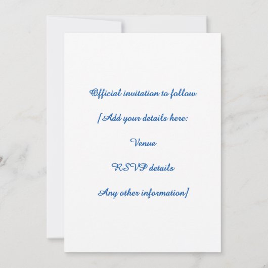 カスタマイズ可能な写真HANUKKAHファミリー懇親会 セーブザデート (裏面)