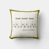 カスタマイズ可能な冬のワンダーランド装飾用クッション クッション (正面)