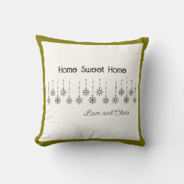 カスタマイズ可能な冬のワンダーランド装飾用クッション クッション