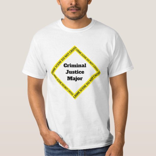 カスタマイズ可能な刑事裁判のワイシャツ Tシャツ (正面)