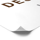 カスタマイズ可能な列車誕生日カスタム看板 ポスター (角)