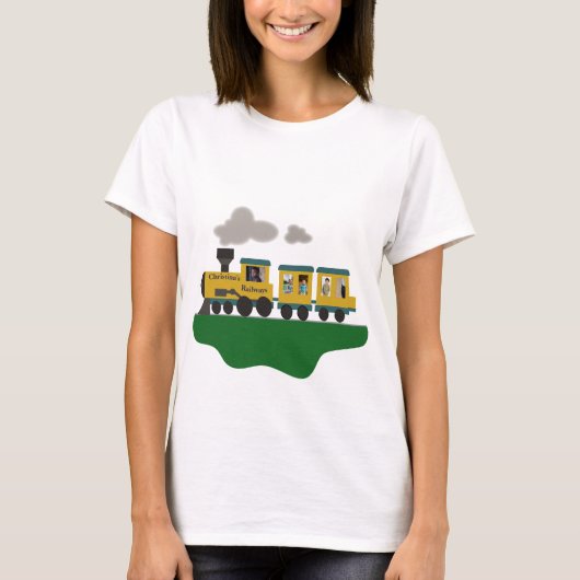 カスタマイズ可能な列車 Tシャツ (正面)