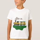 カスタマイズ可能な列車 Tシャツ (正面)