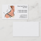 カスタマイズ可能な刺鍼術の名刺 名刺 (正面/裏面)