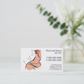 カスタマイズ可能な刺鍼術の名刺 名刺 (スタンド正面)