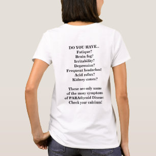 カスタマイズ可能な副甲状腺の病気の認識度のワイシャツ Tシャツ