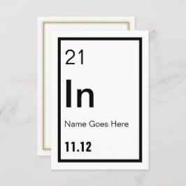 カスタマイズ可能な化学者パーティの招待状 招待状