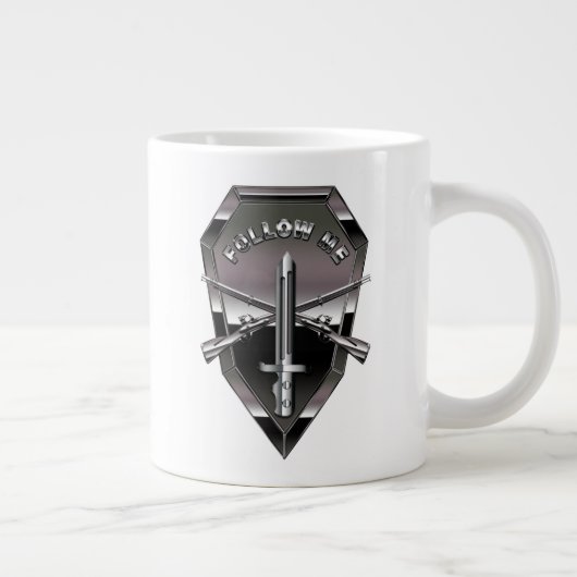 カスタマイズ可能な北空20oz ジャンボコーヒーマグカップ (右)