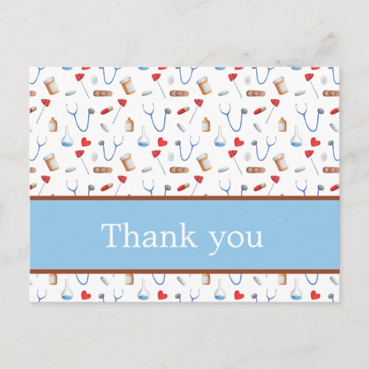 カスタマイズ可能な医療機器感謝していをハガキ ポストカード (正面)
