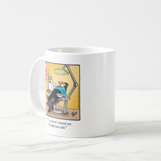 カスタマイズ可能な医療/歯科医のユーモアのマグカップ コーヒーマグカップ (正面左)