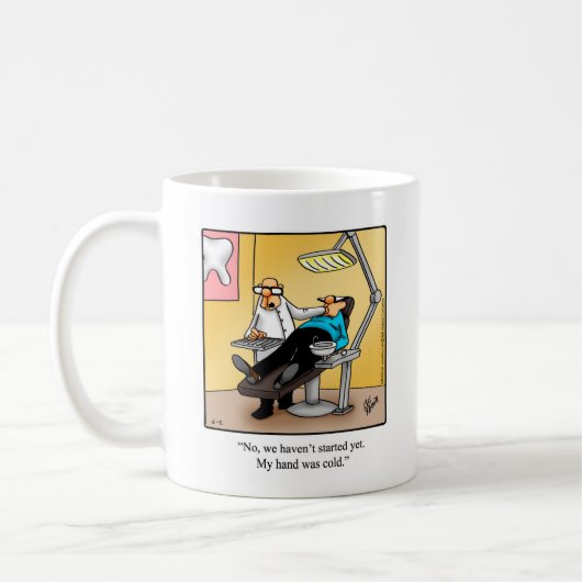 カスタマイズ可能な医療/歯科医のユーモアのマグカップ コーヒーマグカップ (左)