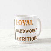 カスタマイズ可能な十二星座 キャプリコーン性質 マグカップ (正面右)