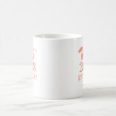 カスタマイズ可能な卒業おめでとうママ コーヒーマグカップ (中央)