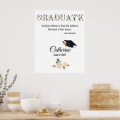 カスタマイズ可能な卒業おめでとう ポスター (キッチン)