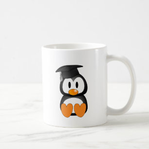 カスタマイズ可能な卒業のペンギン コーヒーマグカップ