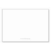 カスタマイズ可能な卒業の帽子の免状 テーブルナンバー (裏面)