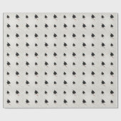 カスタマイズ可能な卒業の帽子の免状 ラッピングペーパー (フラット)