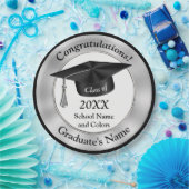 カスタマイズ可能な卒業の紙皿 ペーパープレート (パーティー)