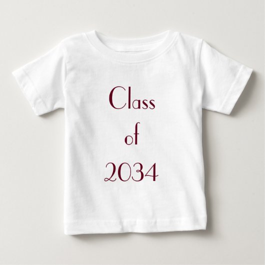 カスタマイズ可能な卒業クラス品質Tシャツ ベビーTシャツ (正面)