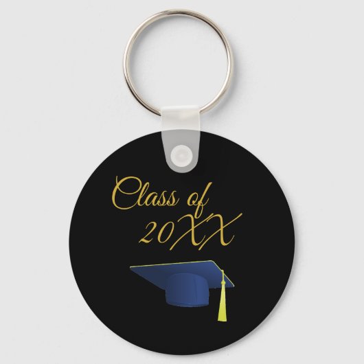 カスタマイズ可能な卒業クラス キーホルダー (正面)