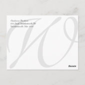 カスタマイズ可能な卒業サンキューカード3枚 ポストカード (裏面)