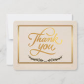 カスタマイズ可能な卒業サンキューカード サンキューカード (正面)