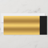 カスタマイズ可能な卒業式受付チケット招待状 招待状 (裏面)