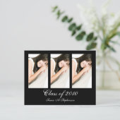 カスタマイズ可能な卒業招待状 インビテーションポストカード (スタンド正面)