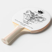 カスタマイズ可能な卓球パドル 卓球ラケット (正面アングル)