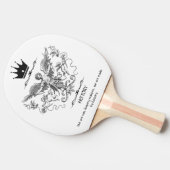 カスタマイズ可能な卓球パドル 卓球ラケット (横)