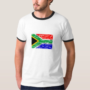 カスタマイズ可能な南アフリカの俗語のTシャツ- Tシャツ