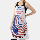 カスタマイズ可能な単なる熱狂的な愛国的なシェフ エプロン (インサイチュ)