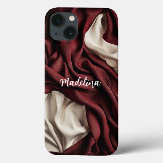 カスタマイズ可能な単色のスマホケースに名前を追加 Case-Mate iPhoneケース (裏面)