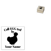 カスタマイズ可能な卵スタンプシルキーバンタム ラバースタンプ (押印)