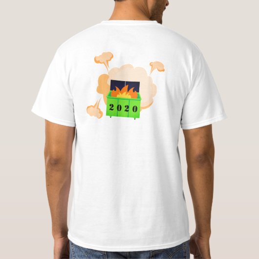 カスタマイズ可能な収集の火災2020 Tシャツ (裏面)