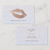 カスタマイズ可能な口紅キス名刺 名刺 (正面/裏面)