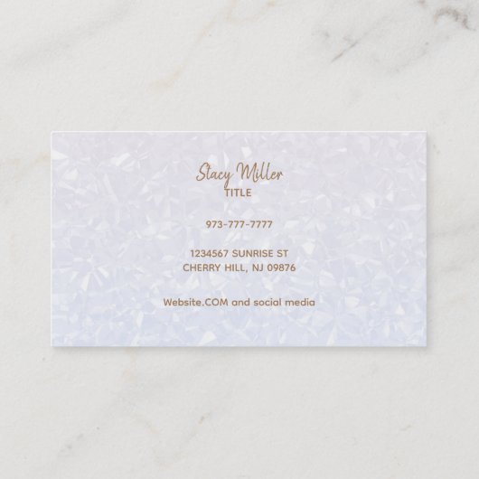 カスタマイズ可能な口紅キス名刺 名刺 (裏面)